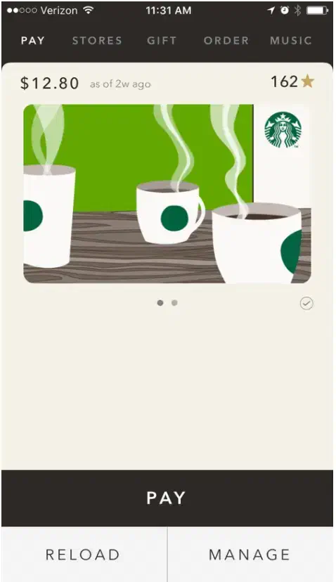Starbucks App