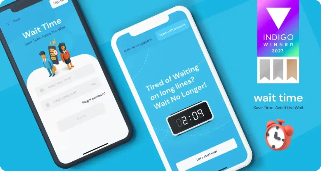 Wait Time y Koombea ganan 3 Indigo Design Awards.