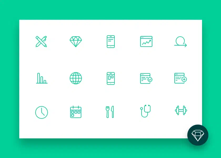 Conjunto de iconos de Koombea