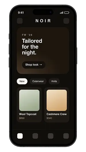 UX Noir case