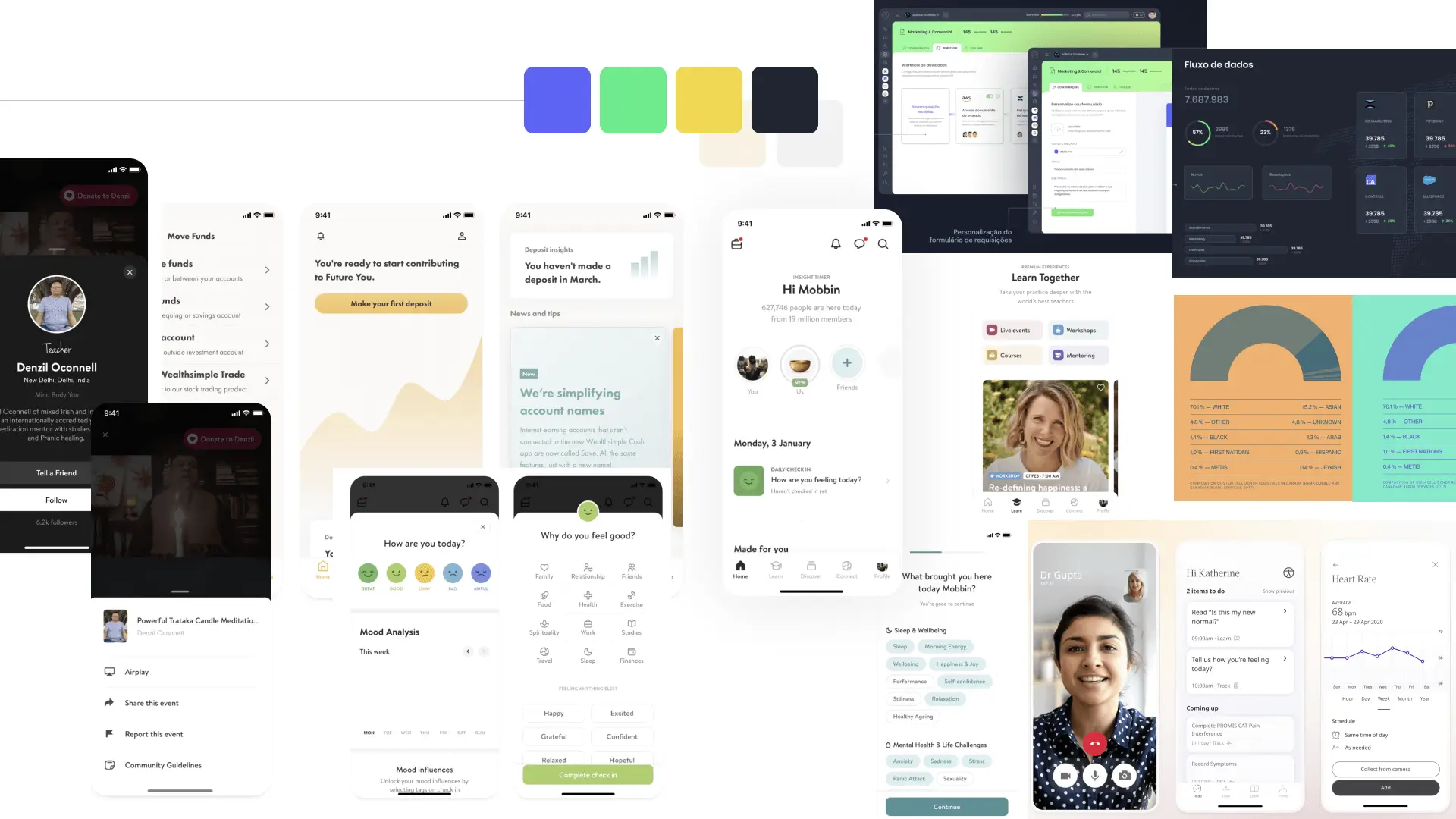 Team developing apps