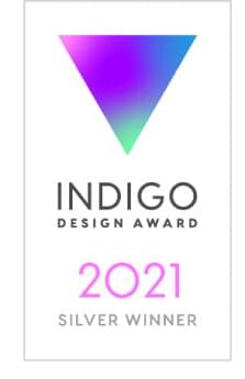 Silver indigo design award