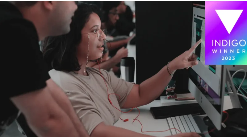 An image of the Koombea design team working on a project.